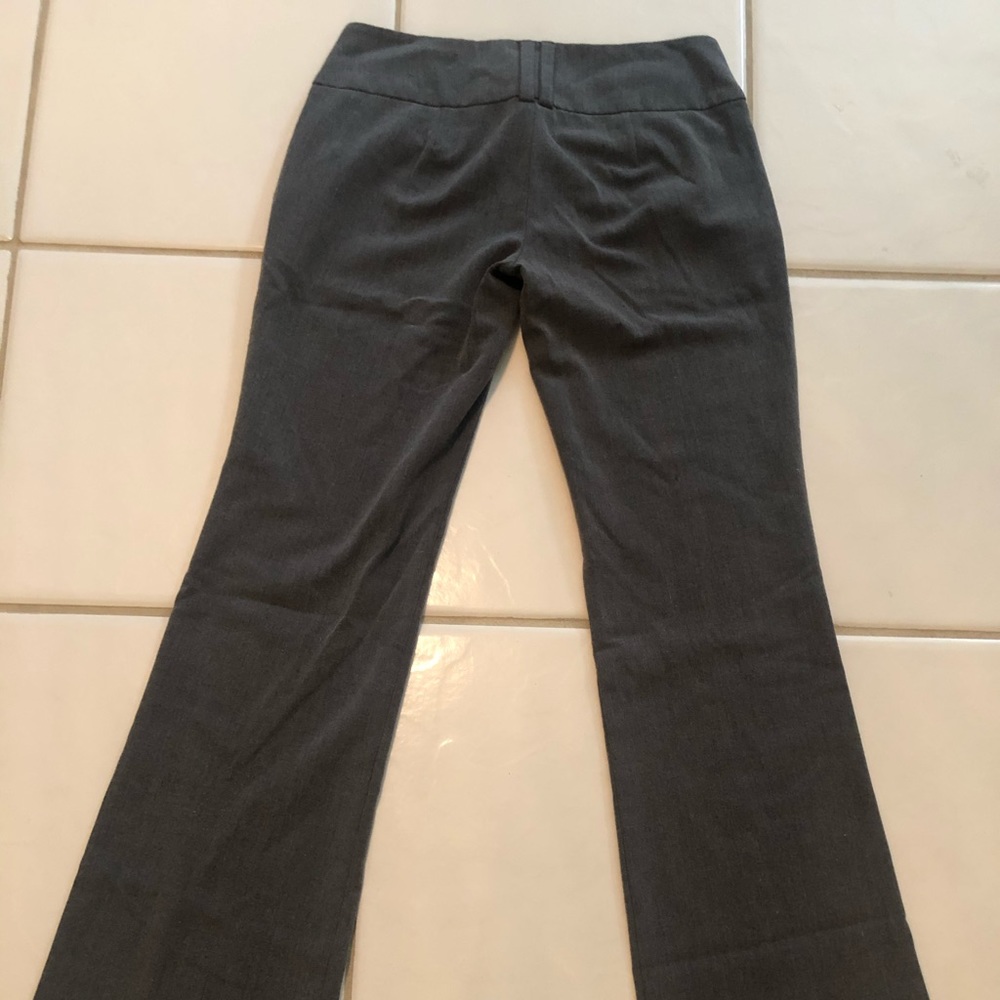 Dark Grey Flare Dress Pants